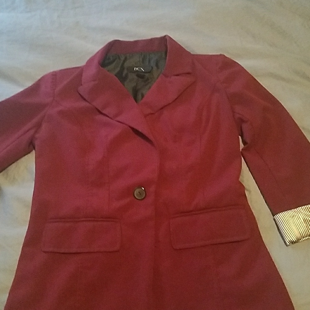 Burgundy Blazer
